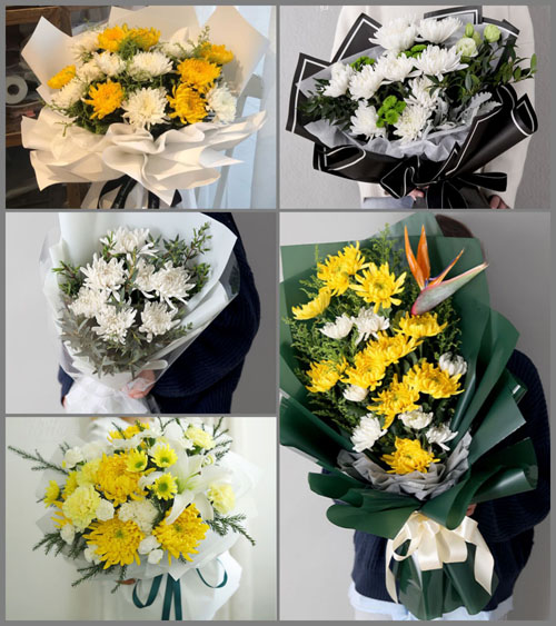 广东东莞市企石镇霞朗村白事花束代送